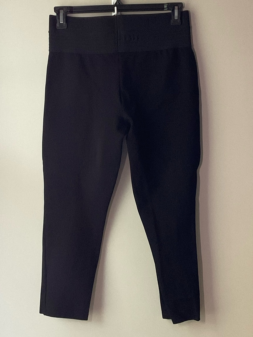 Zara Slim Tapered Black Ponte Pants XXL - Picture 2 of 3